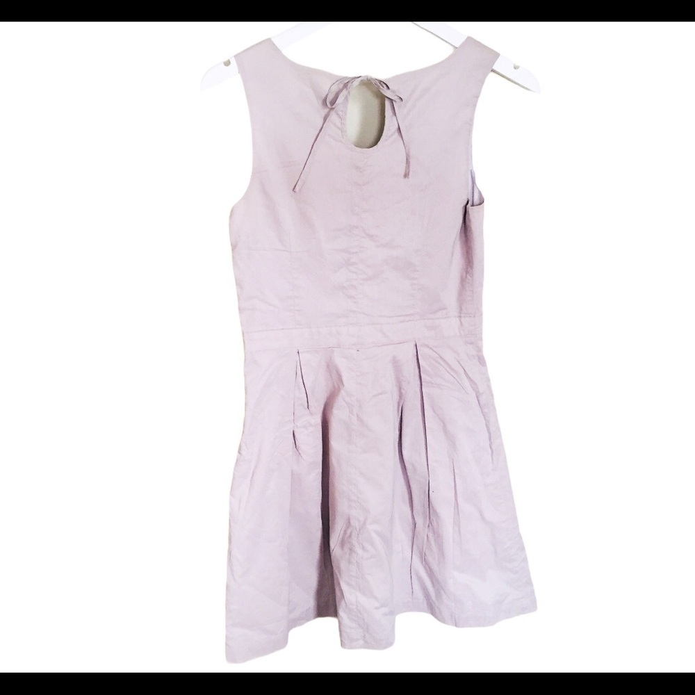 FEVER LONDON Y2K Grey Sleeveless Ruffle Keyhole Mini Dress Size 8 - Picture 9 of 10